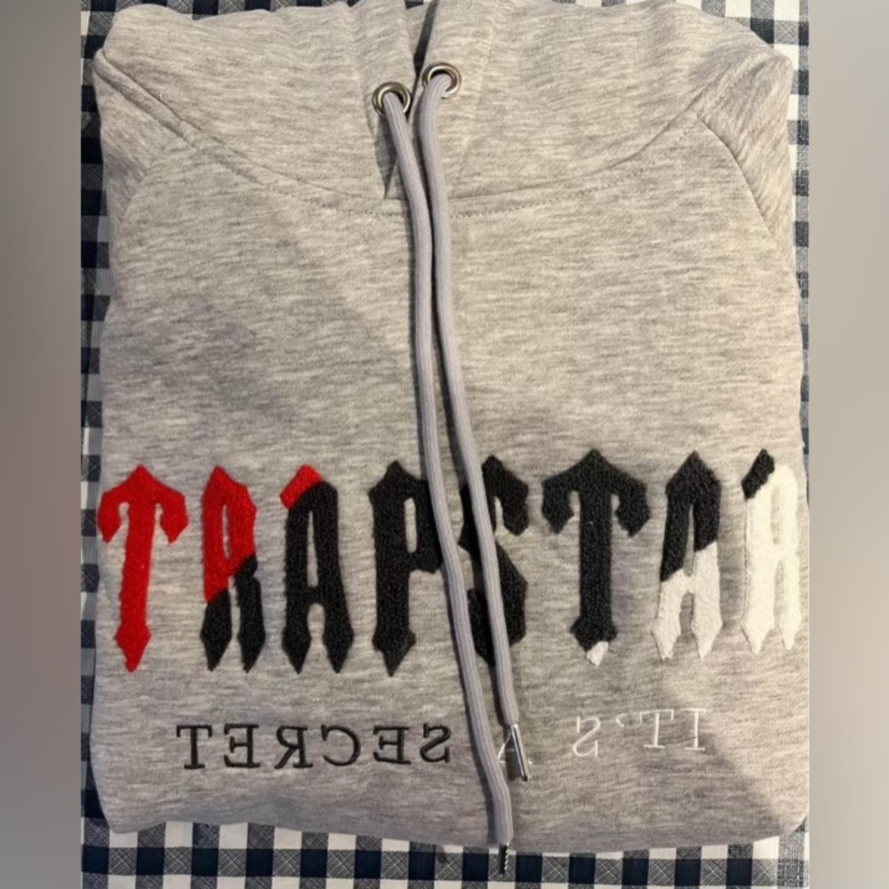Trapstar Its a Secret red black and grey colourway